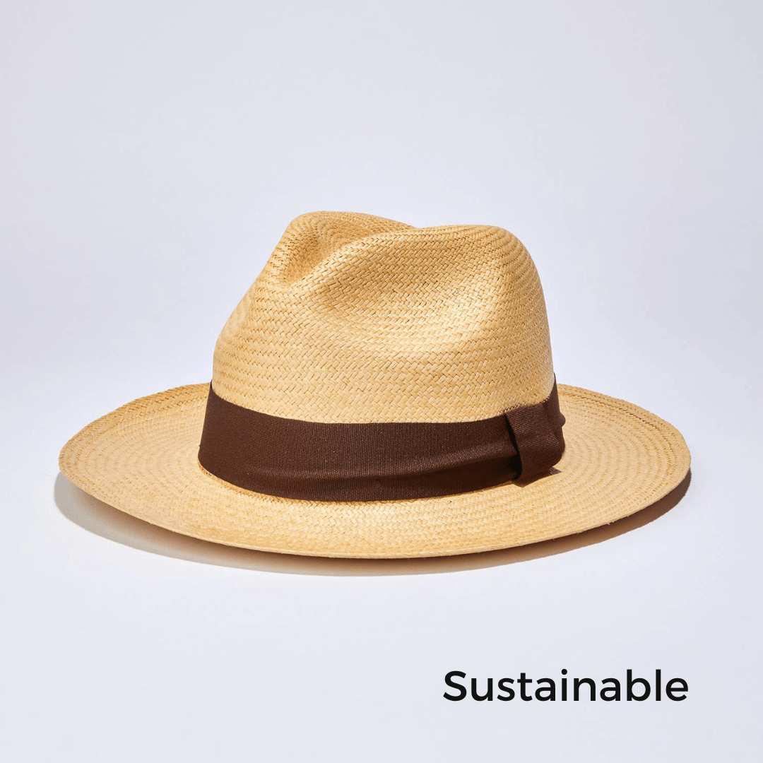 Classic Beige Panama Hat - Unisex - Nubian Lane Hat Co.