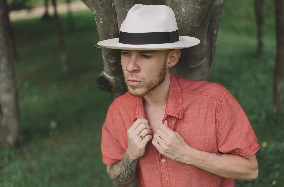 Short Brimmed Urban Summer Panama Hat - Unisex - Nubian Lane Hat Co.